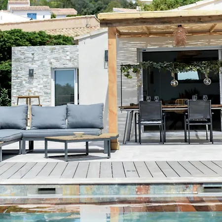 Splendid With Swimming Pool & Sea View بيت للعطل Saint-Peïre-sur-Mer